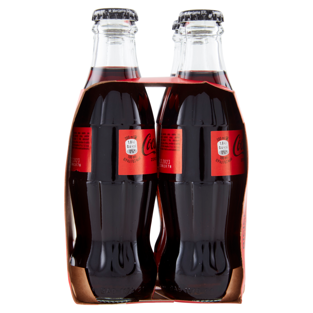 Coca Cola Zero Zuccheri 0ml X 4 Vetro Carrefour