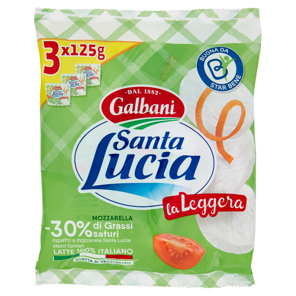 Carrefour Classic Mozzarella Senza Lattosio 3 x 125 g