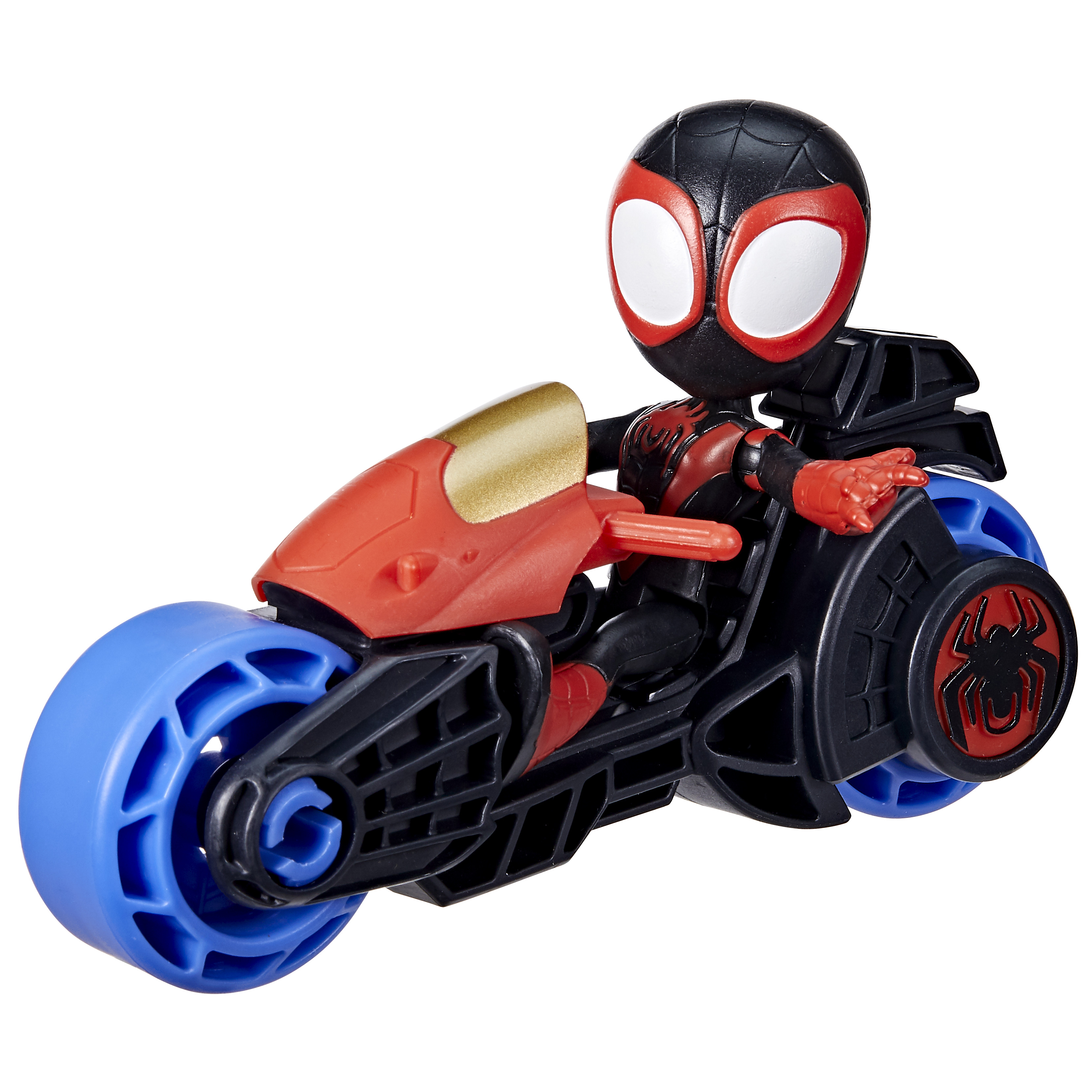 Marvel Spidey e I Suoi Fantastici Amici – Spidey Moto Miles Morales, action  figure di Miles Morales, motocicletta giocattolo, giocattoli per bambini e  bambine dai 3 anni in su