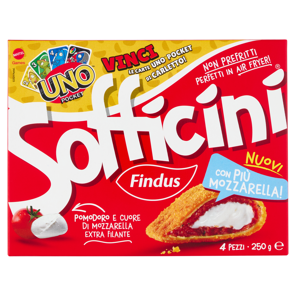 Sofficini Findus 4 Sofficini Pomodoro Più Mozzarella 250 g | Carrefour