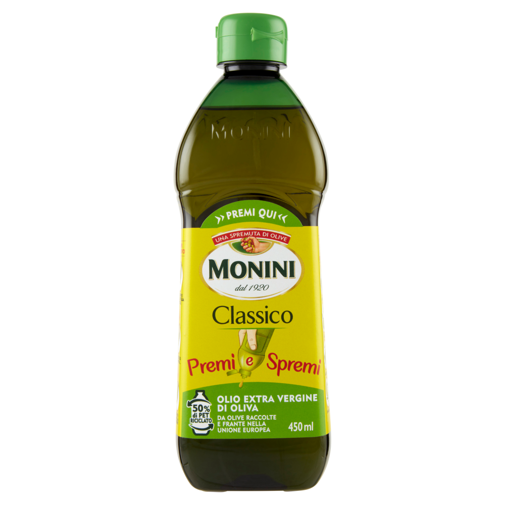 Monini Olio Extravergine di Oliva Classico Premi e Spremi 450 ml