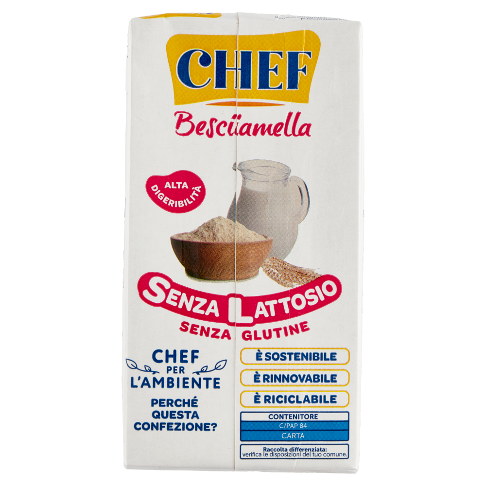 Chef Besciamella integrale Senza Lattosio 500 ml