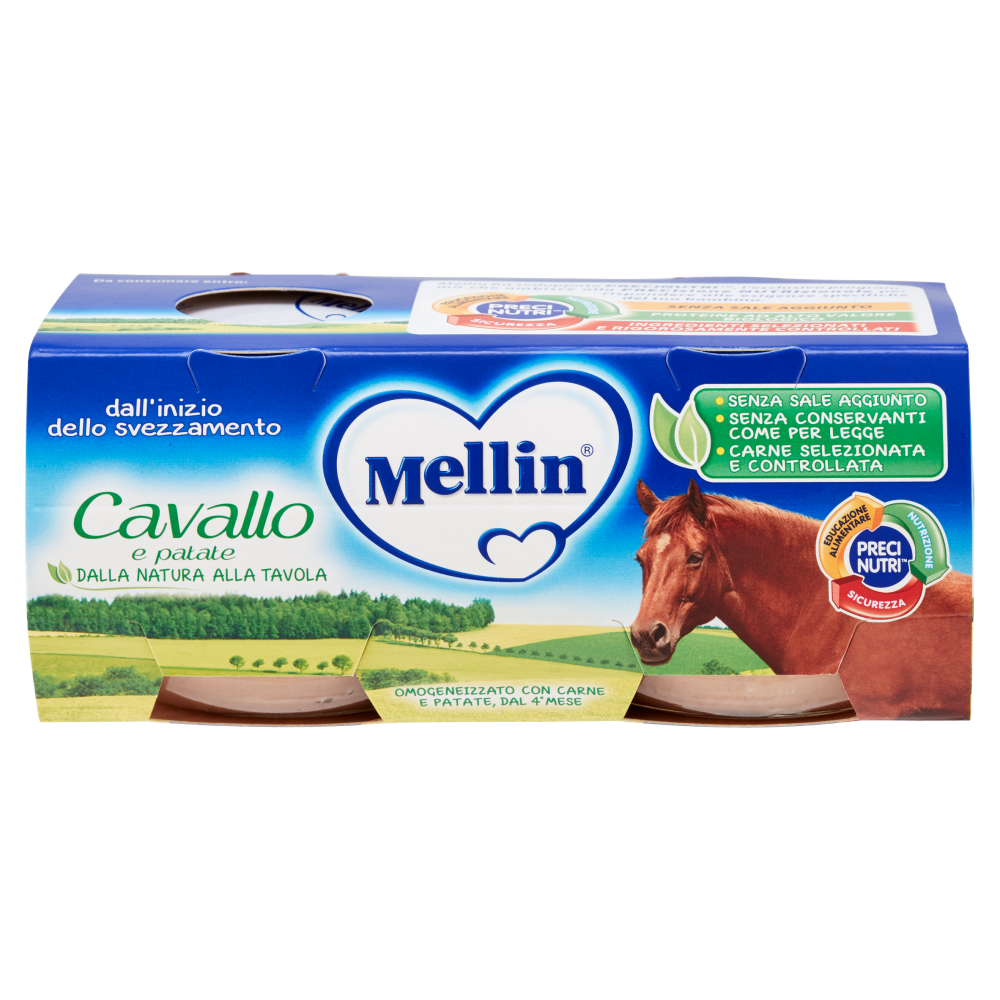 MELLIN OMOGENEIZZATO CAVALLO 4 X 80 G - TuttoFarma