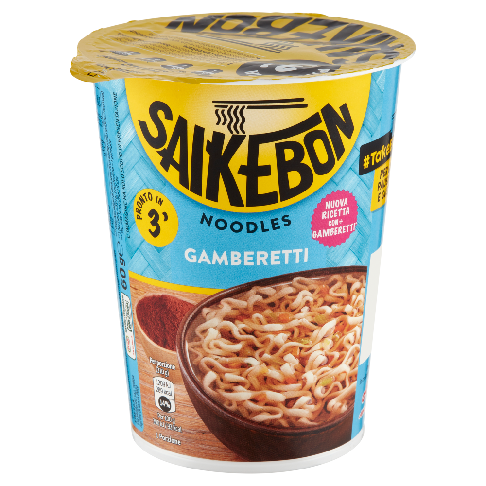 Saikebon Noodles Gamberetti 60 g