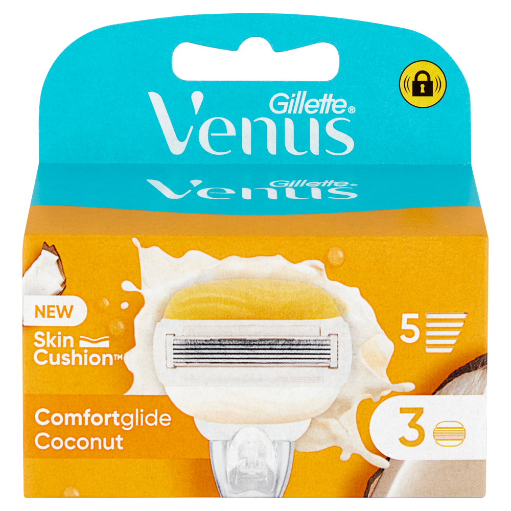 Gillette Venus Lamette Rasoi Donna Comforglide Cocco Plus Olaz Per Rasoio A Lame Confezione