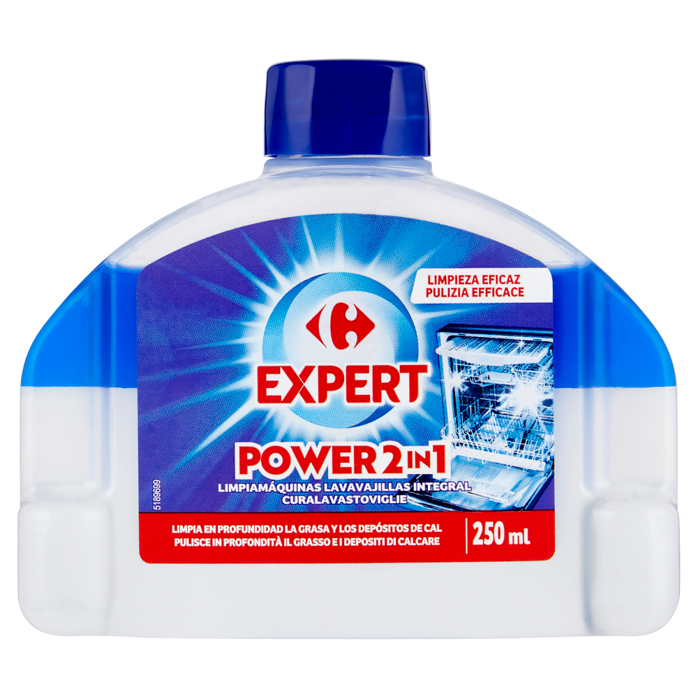 Limpiamáquinas lavavajillas Power 2en1 Carrefour Expert 250 ml