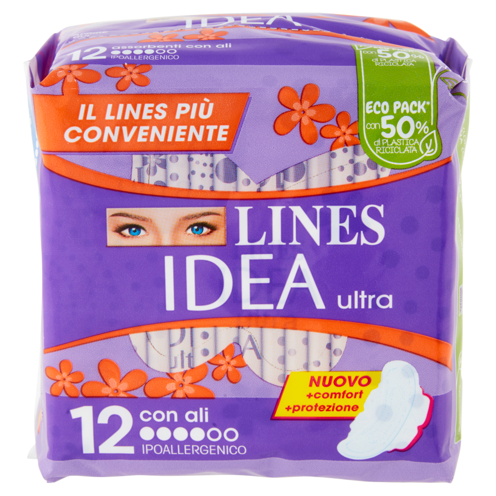 Lines Idea ultra con ali 12 pz