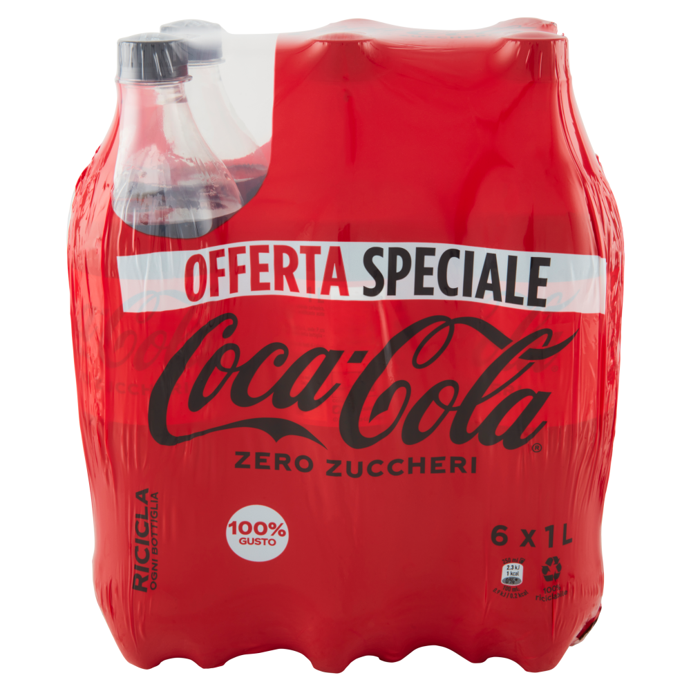 COCA-COLA Zero Zuccheri PET 1 L