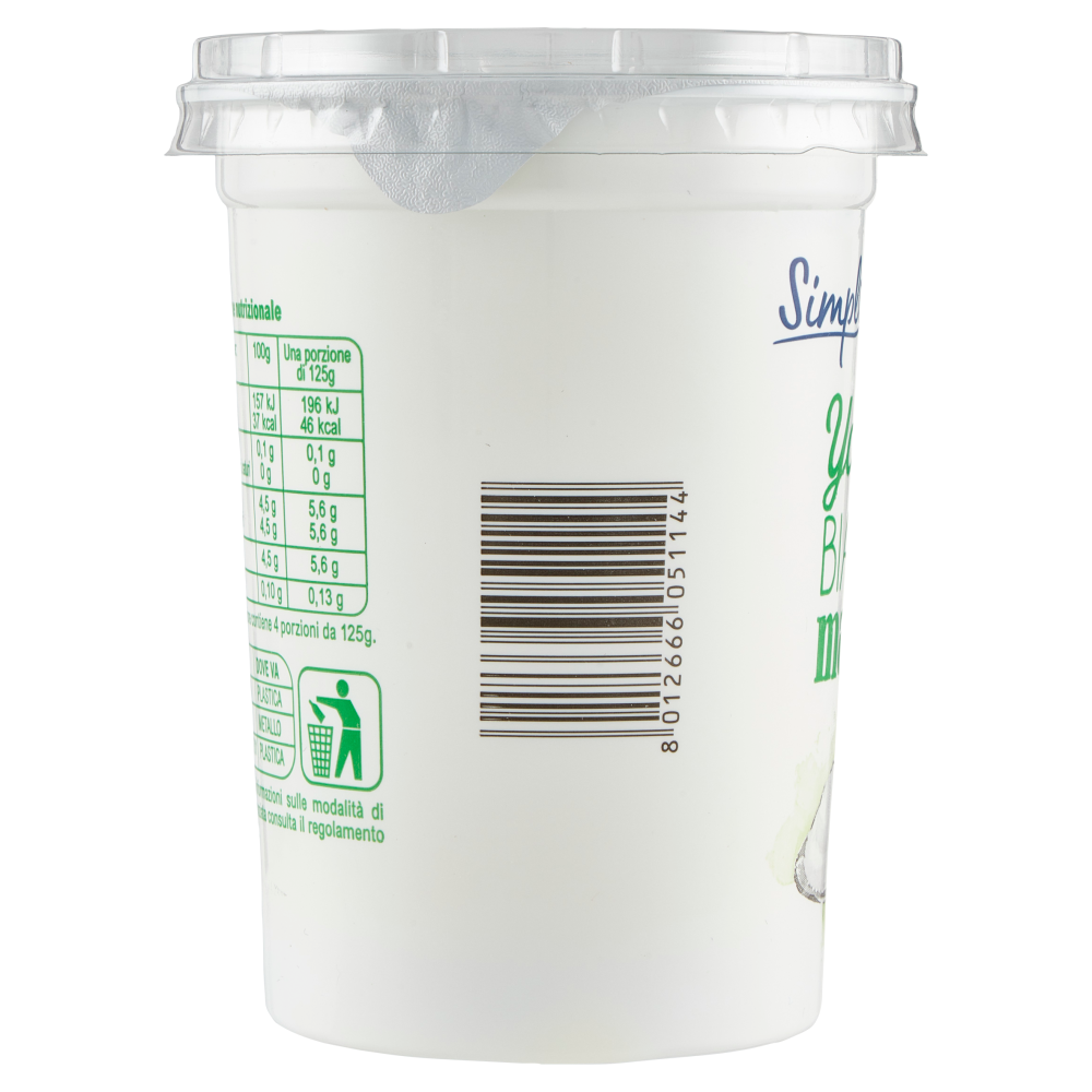 Simpl yogurt Bianco magro 500 g