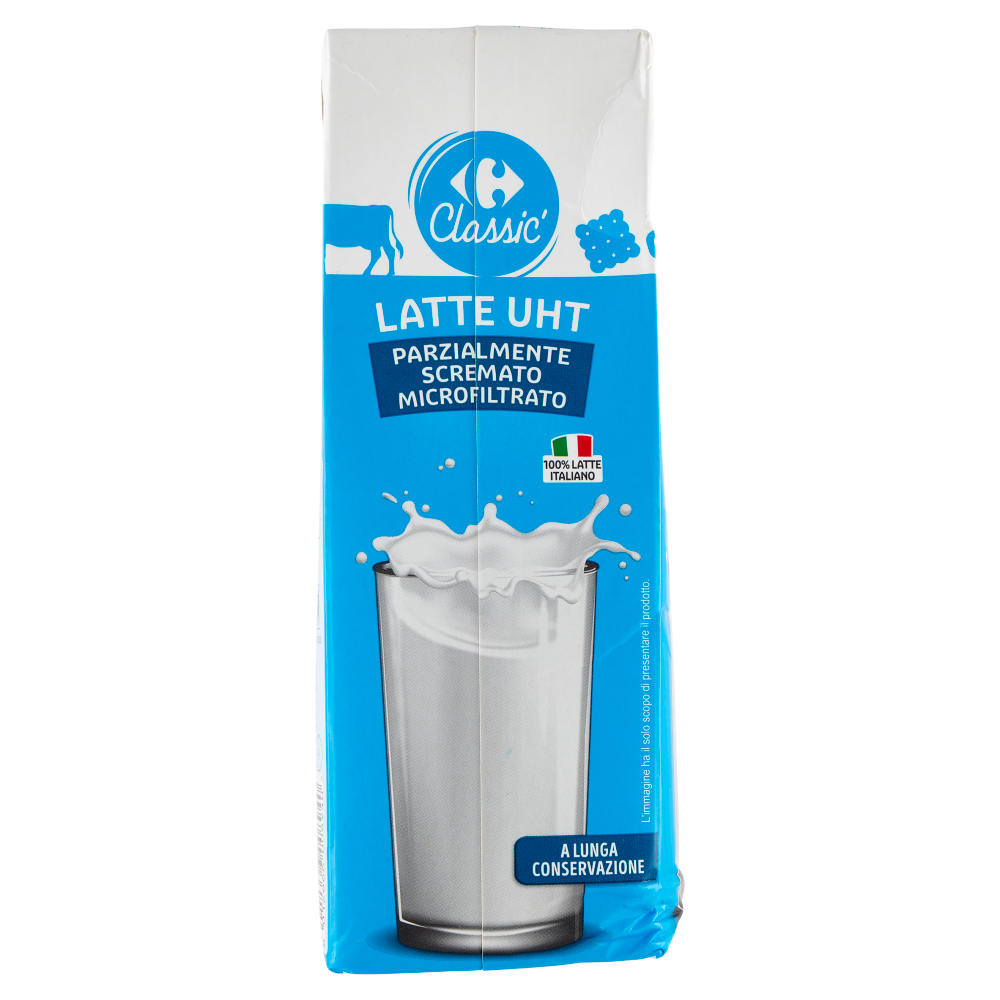 Latte Parzialmente Scremato Uht A Lunga Conservazione 1 L