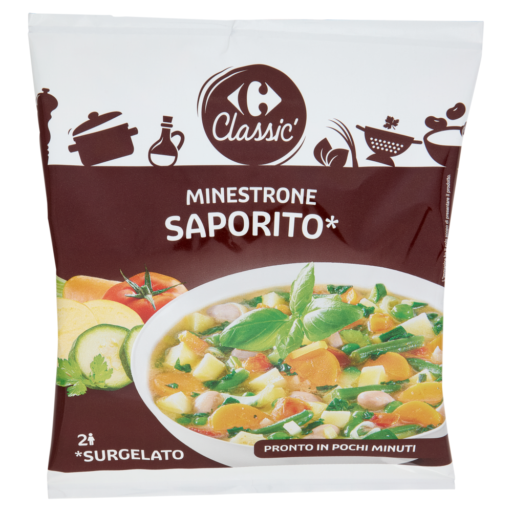 Carrefour Minestrone Saporito Surgelato 600 G Carrefour