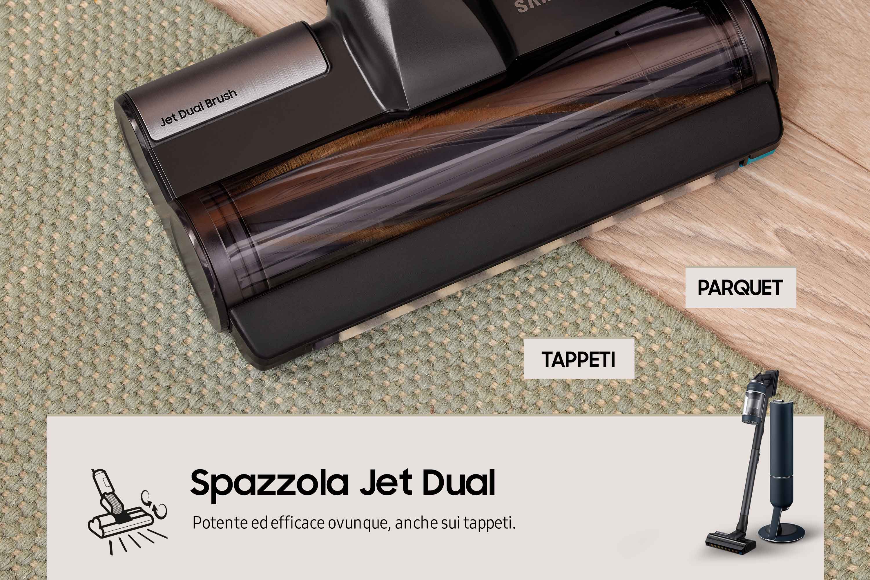 Samsung Aspirapolvere senza filo BESPOKE Jet™ pro extra 210W VS20A95973B:  prezzi e offerte