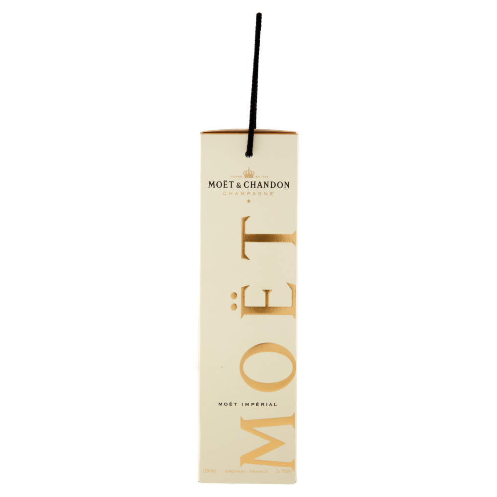 Moët & Chandon Champagne Brut Impérial Astuccio 2 Bottiglie 2x750ml