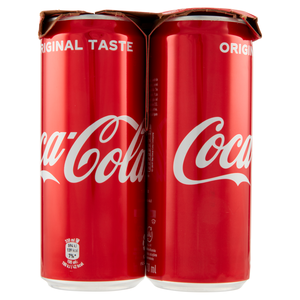 COCACOLA Original Taste 330ml x 8 (Lattina)  Carrefour