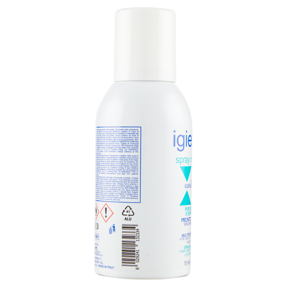 igiene+ spray multiuso con Igienizzante per Oggetti e Superfici 150 ml