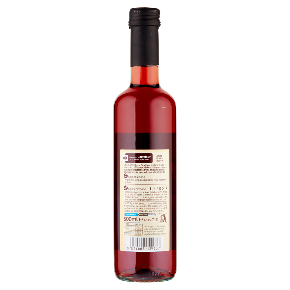 Carrefour Aceto di vino rosso 500 ml | Carrefour