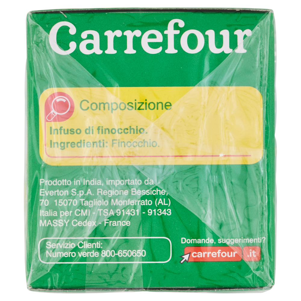 Carrefour Infuso di finocchio 20 filtri 40 g