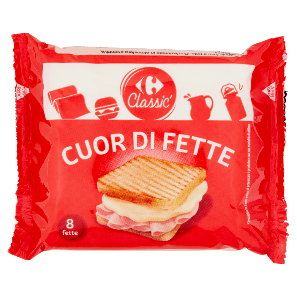 Carrefour Classic Cuor di Fette 8 fette 200 g