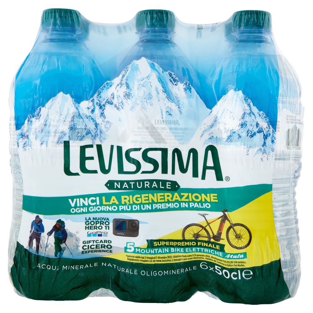 Acqua Naturale Levissima 1,5 litri 12456751 8001050556563