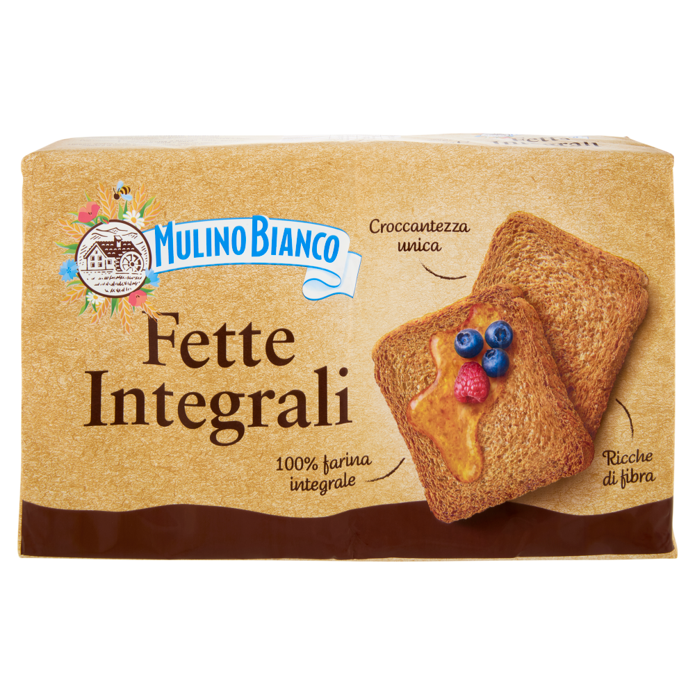 Mulino Bianco Fette Biscottate Integrali Ricche Di Fibre G Carrefour