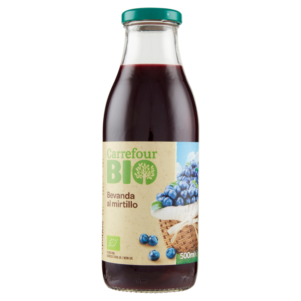 Succo Mirtillo 100% frutta 500 ml Bionaturae - Il Punto Naturale