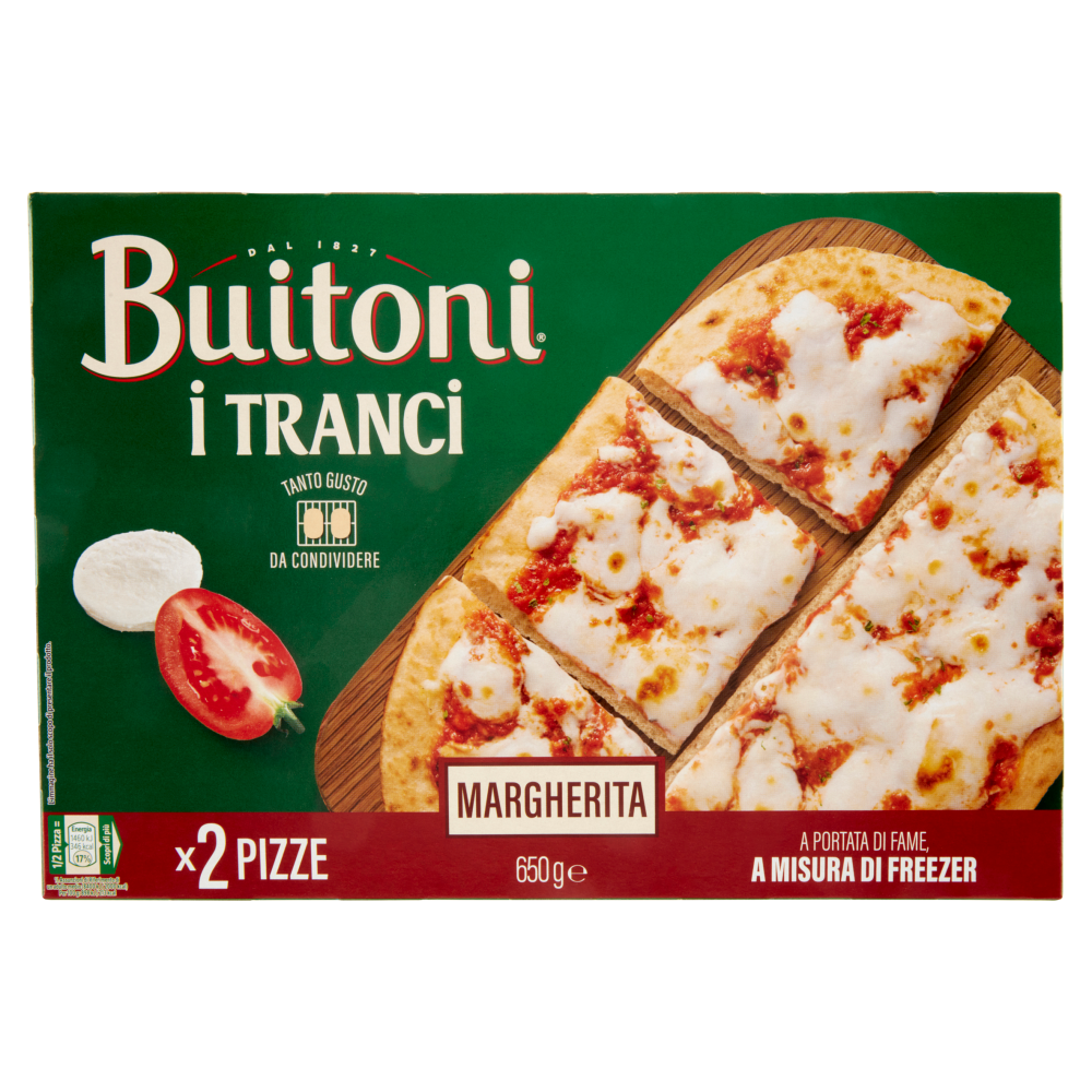 BUITONI PIZZA ALLA SECONDA MARGHERITA Pizza Surgelata 650g (2 Pizze ...