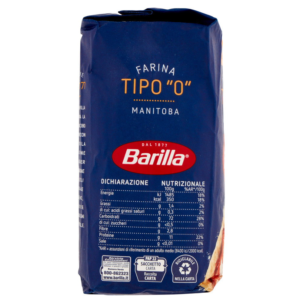 FARINA MANITOBA 0 BARILLA - Latteria Locatelli