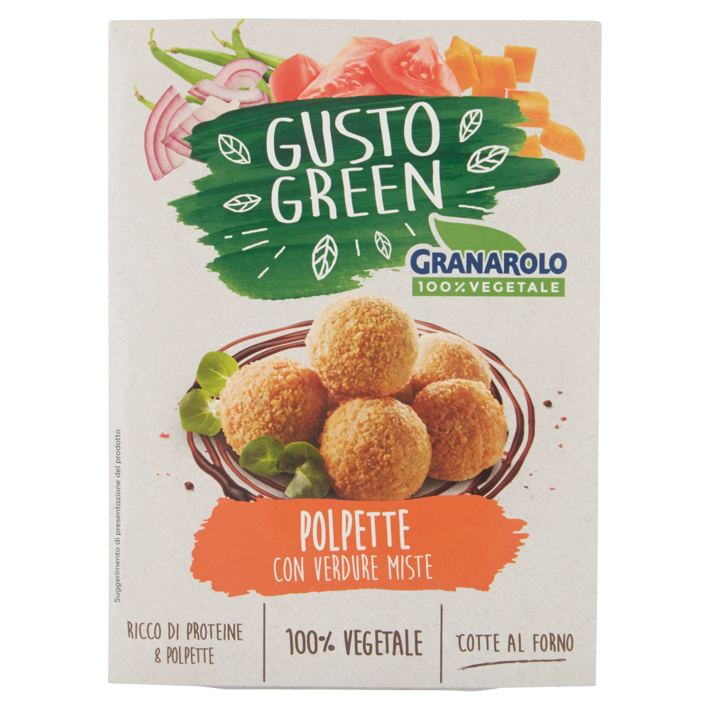 Granarolo 100 Vegetale Gusto Green Polpette Con Verdure Miste 180 G Carrefour