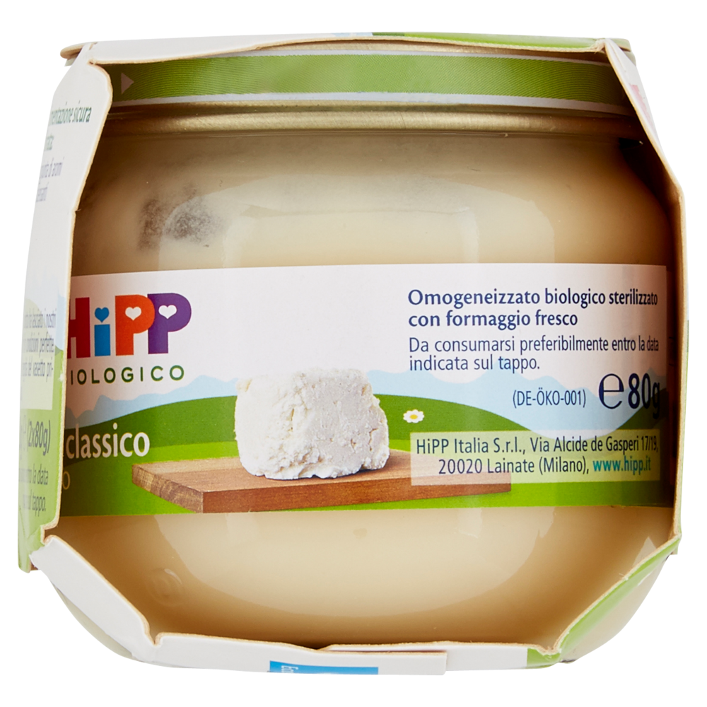 HiPP Biologico Formaggino classico Omogeneizzato 2 x 80 g