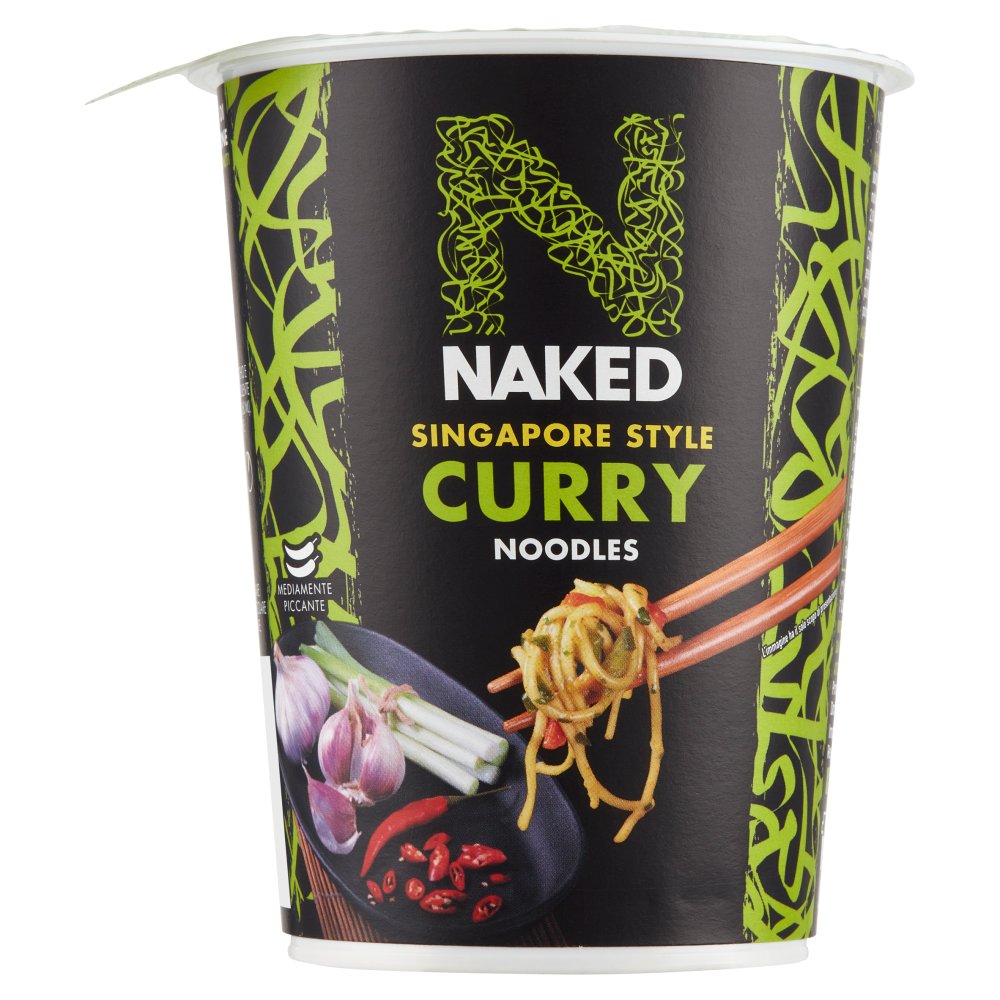 Naked Singapore Style Curry Egg Noodles G Carrefour