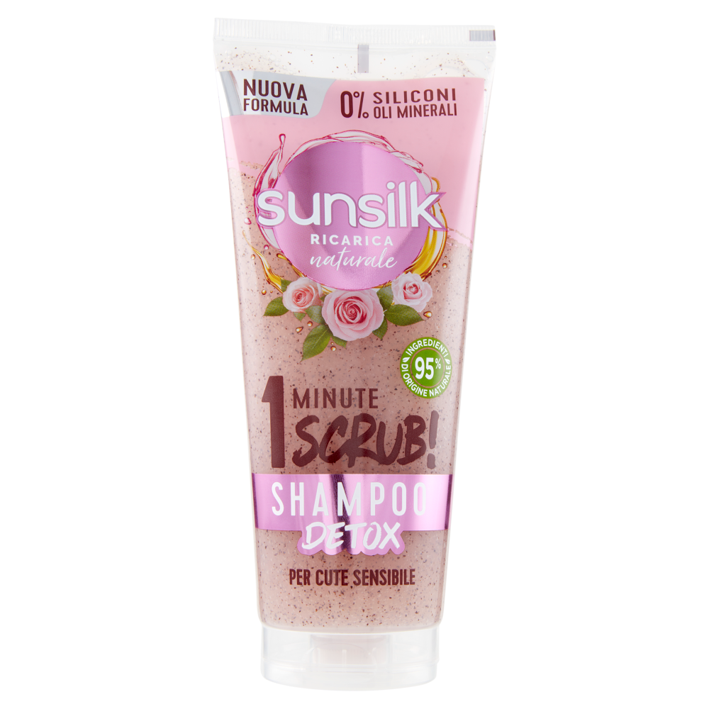 Sunsilk Ricarica Naturale 1 Minute Scrub Shampoo Detox Per Cute Sensibile 200 Ml Carrefour