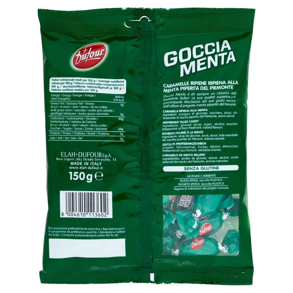 Caramelle Ripiene Latte e Menta 800 gr 