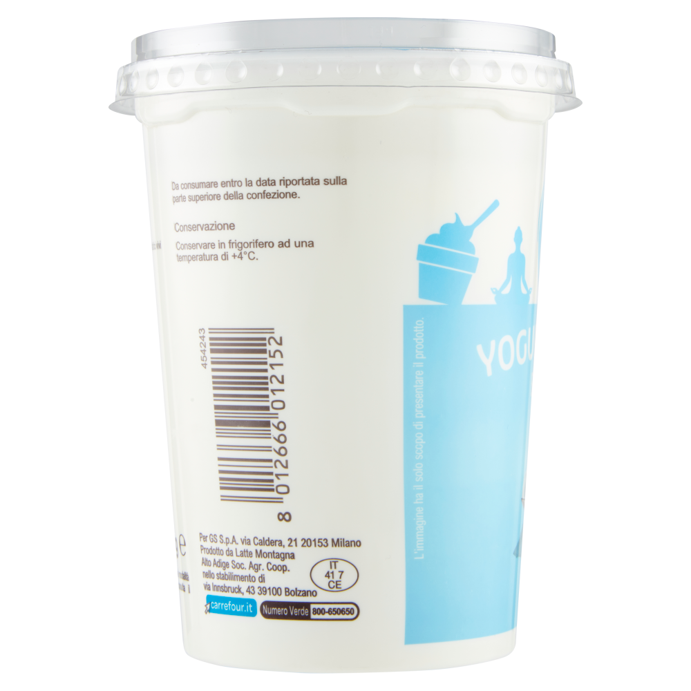 Yogurt Bianco magro 500gr - Lactis