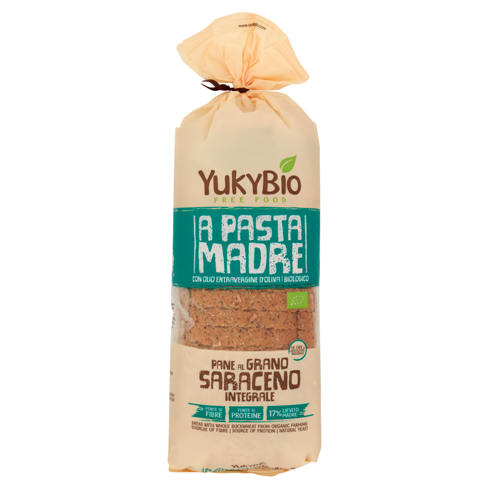 YUKYBIO Pane proteico con lievito madre, 400 g Acquisti online sempre  convenienti