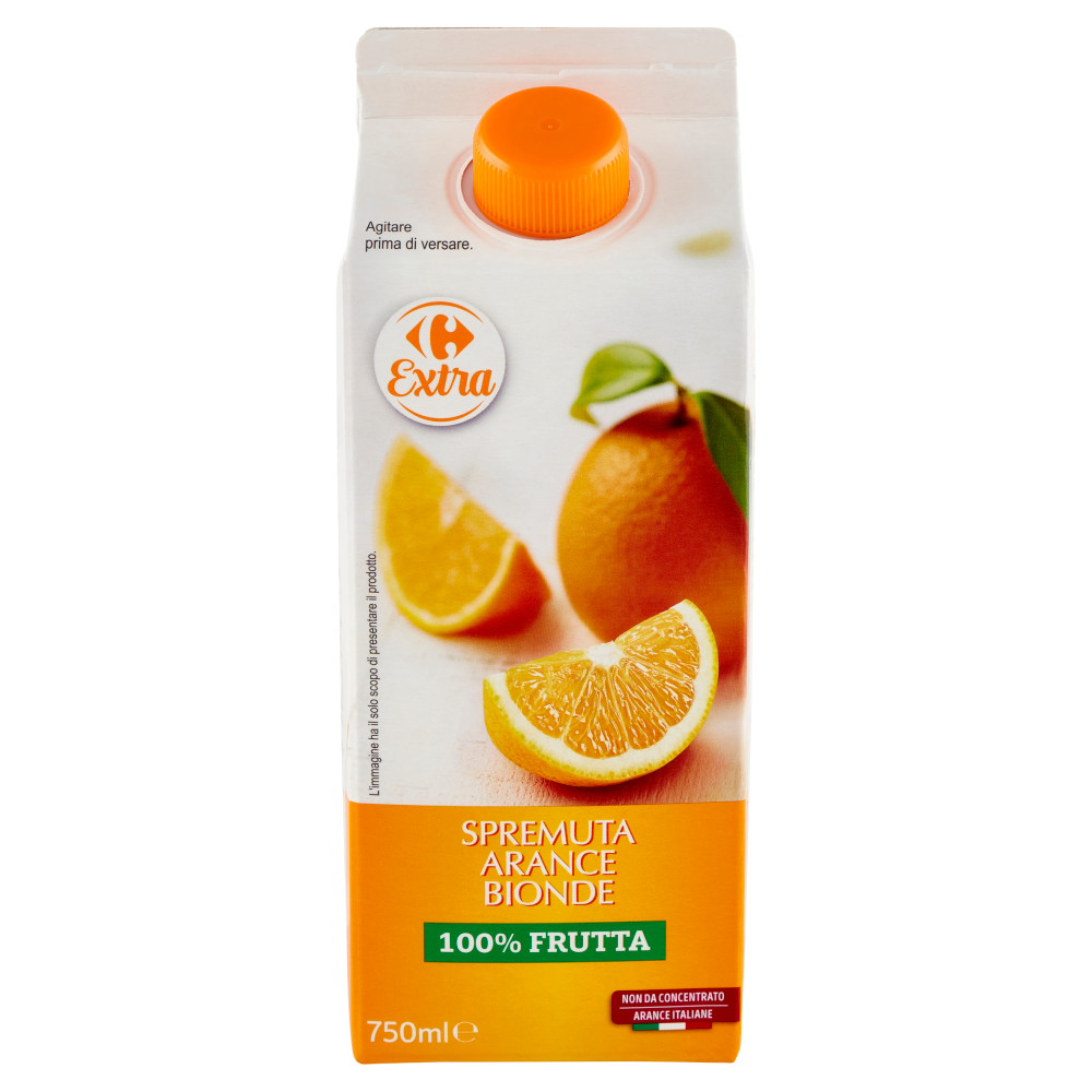 Carrefour Extra Spremuta Arance Bionde 750 ml