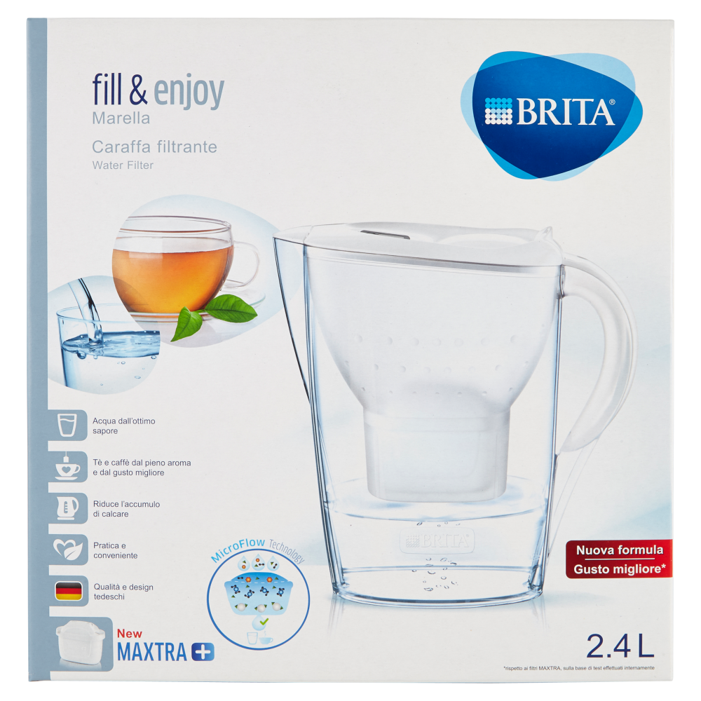 Brita Caraffa Filtrante Marella White (1 Filtro MAXTRA+ Incluso ...