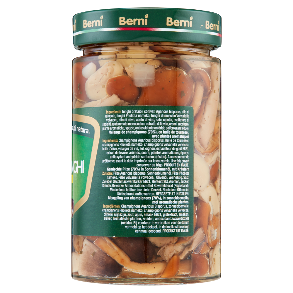 Berni Tris di funghi trifolati sottolio 290 g | Carrefour