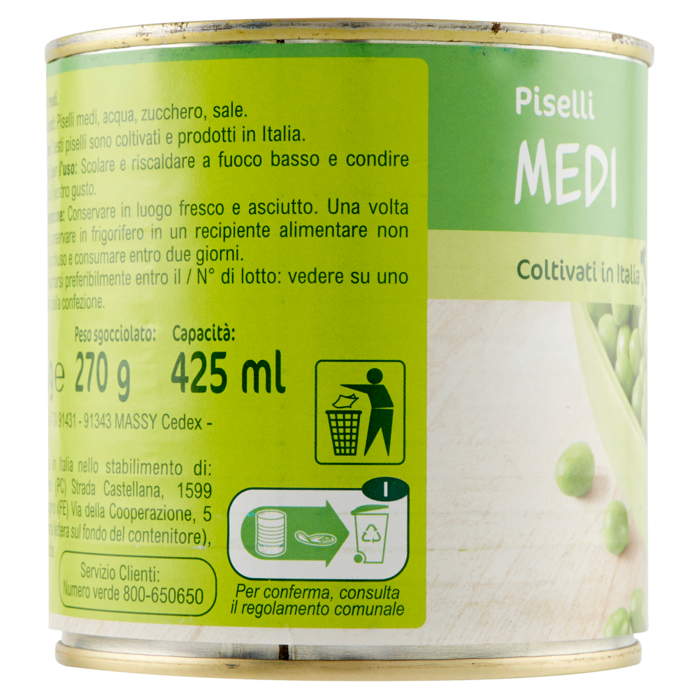 Carrefour Piselli Fini 410 g