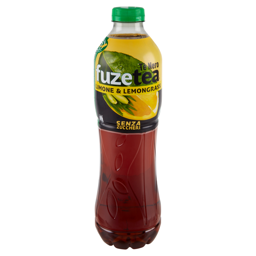 FUZE TEA Senza Zuccheri, Tè Nero Limone con una nota di Lemongrass PET 1,25L