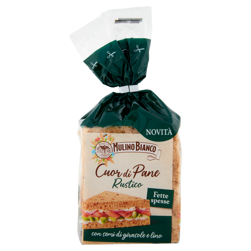 Mulino Bianco Cuor Di Pane Rustico Ideale Per Tramezzino 300g | Carrefour