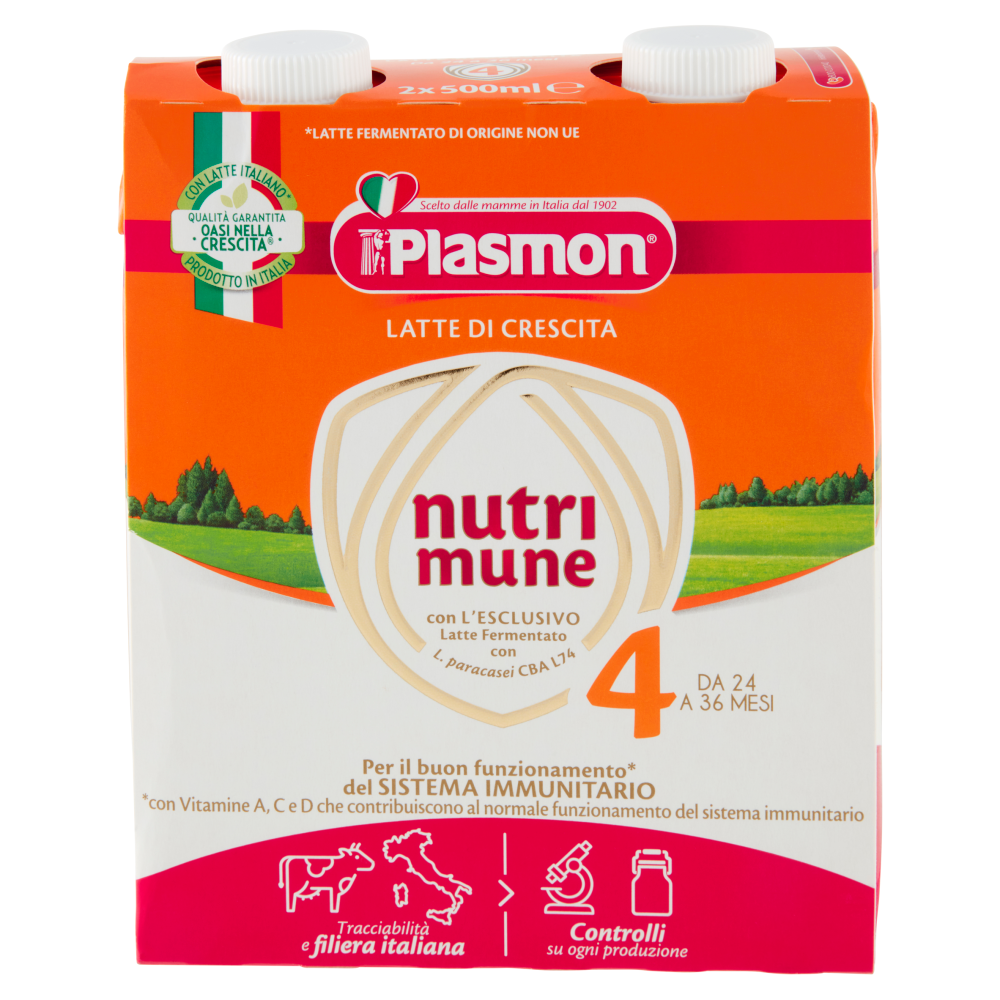 Plasmon Latte Liquido per Lattanti 0-12 Mesi Offerta 6 Confezioni d