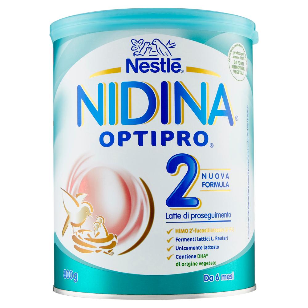 NESTLÉ NIDINA Optipro 2 Latte di proseguimento liquido da 6 mesi, 12 Brick  da 500 ml (6 L) : : Alimentari e cura della casa