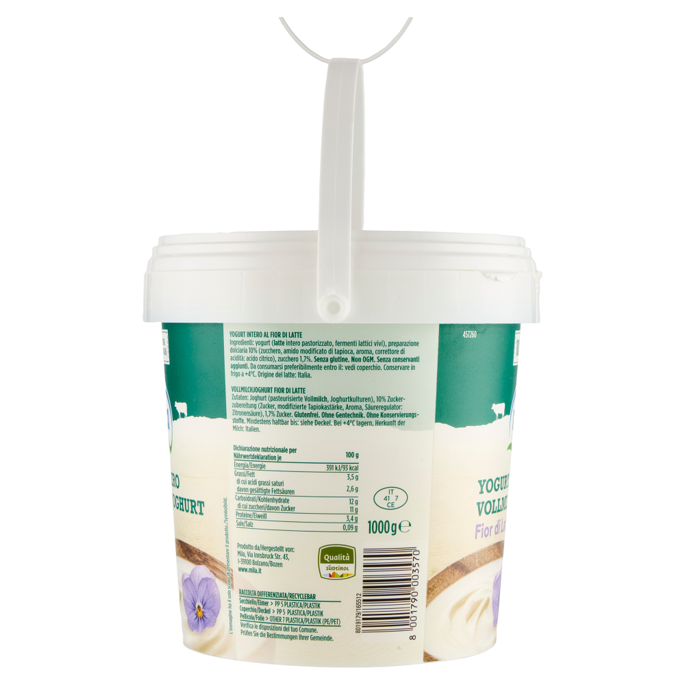 Delicato yogurt per i vostri bambini. Gusti Fior di latte e Cacao. Conf.  2xgr.100 a solo € 0,59!!!