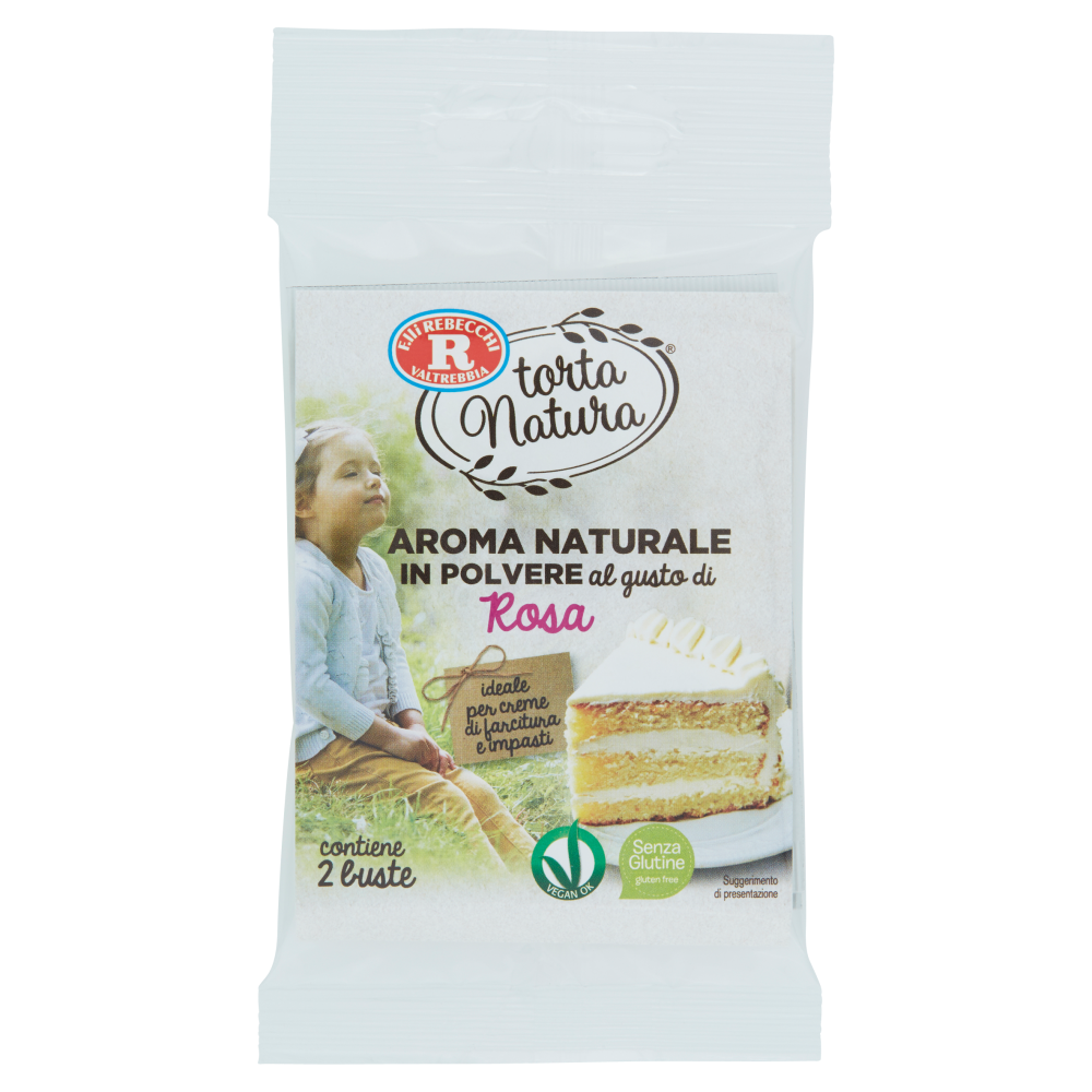 F Lli Rebecchi Valtrebbia Torta Natura Aroma Naturale In Polvere Al Gusto Di Rosa 2 X 5 G Carrefour