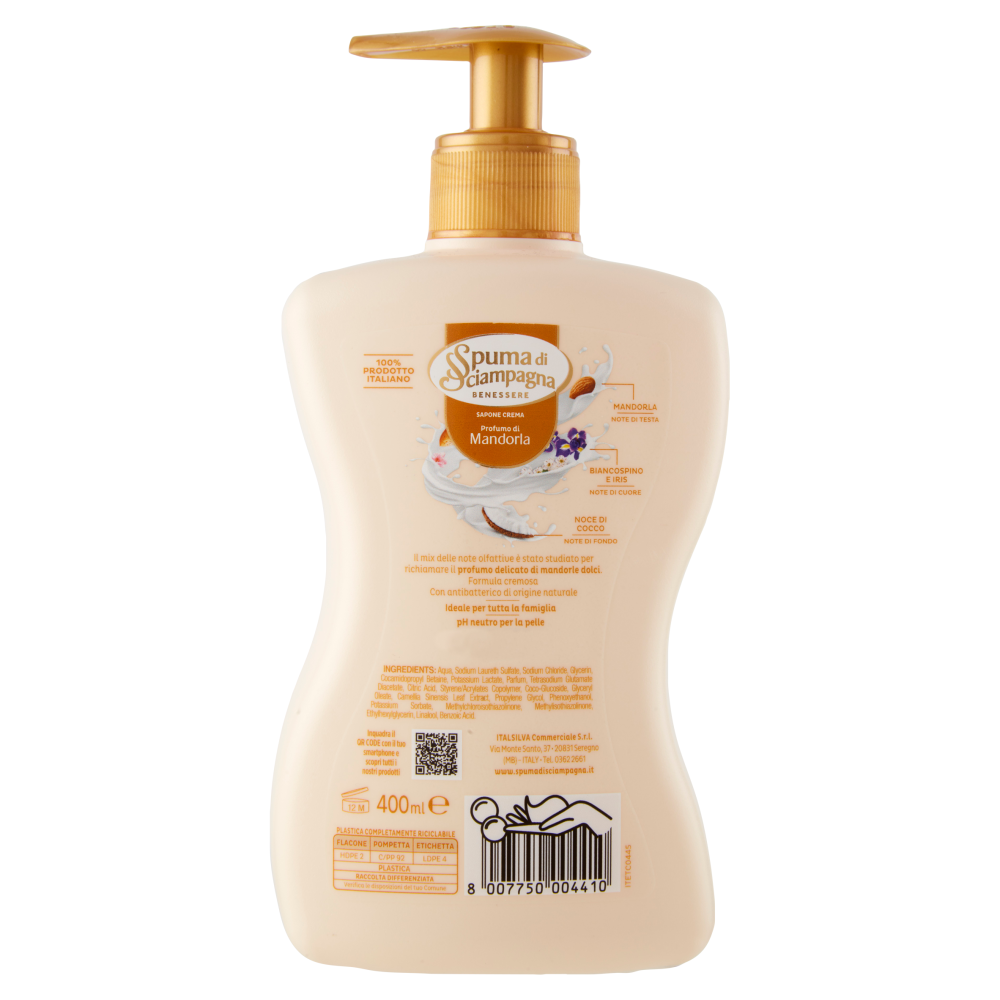 Spuma di Sciampagna Sapone crema Marsiglia, 400 ml Acquisti online sempre  convenienti