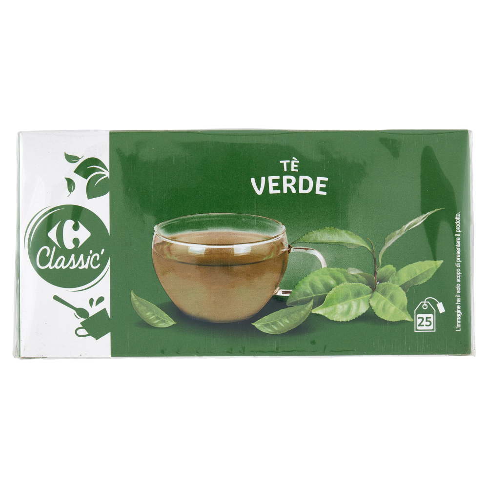Carrefour Classic Tè Verde filtri 25 x 1,75 g