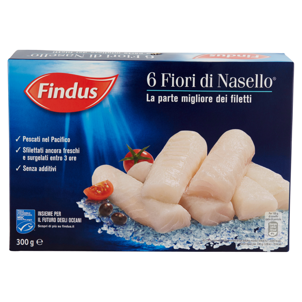 Findus 6 Fiori Di Nasello 300 G