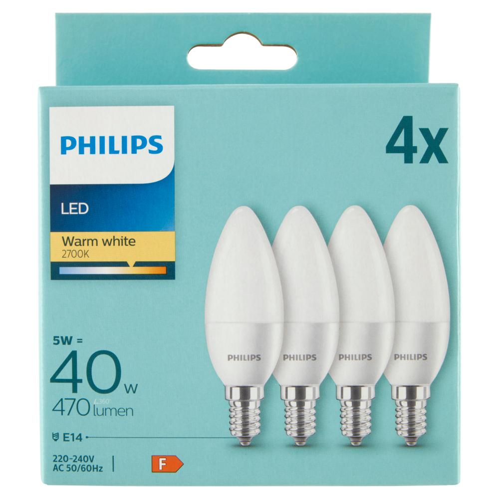 Philips WIZ - Lampadina E14 Candela Led Smart 40W 37238200