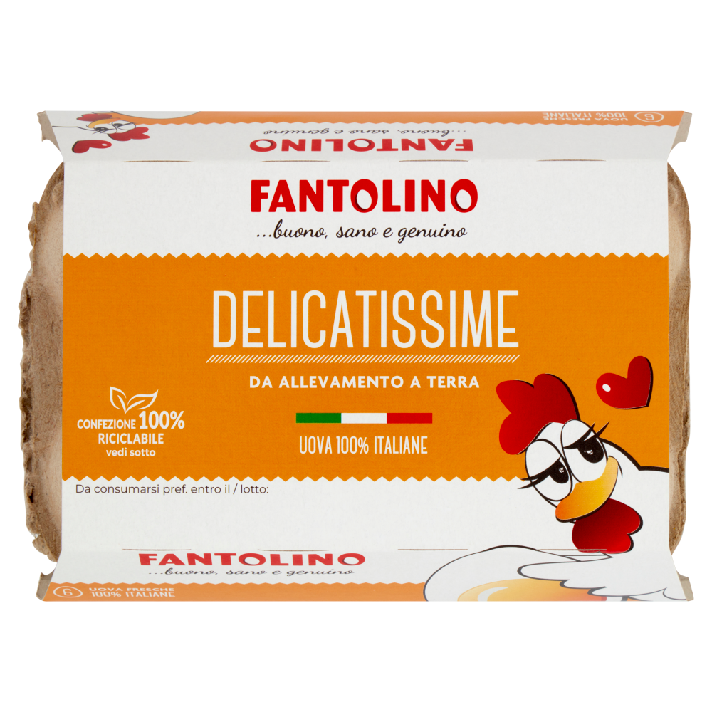 Fantolino Delicatissime 6 Uova Fresche da Allevamento a ...