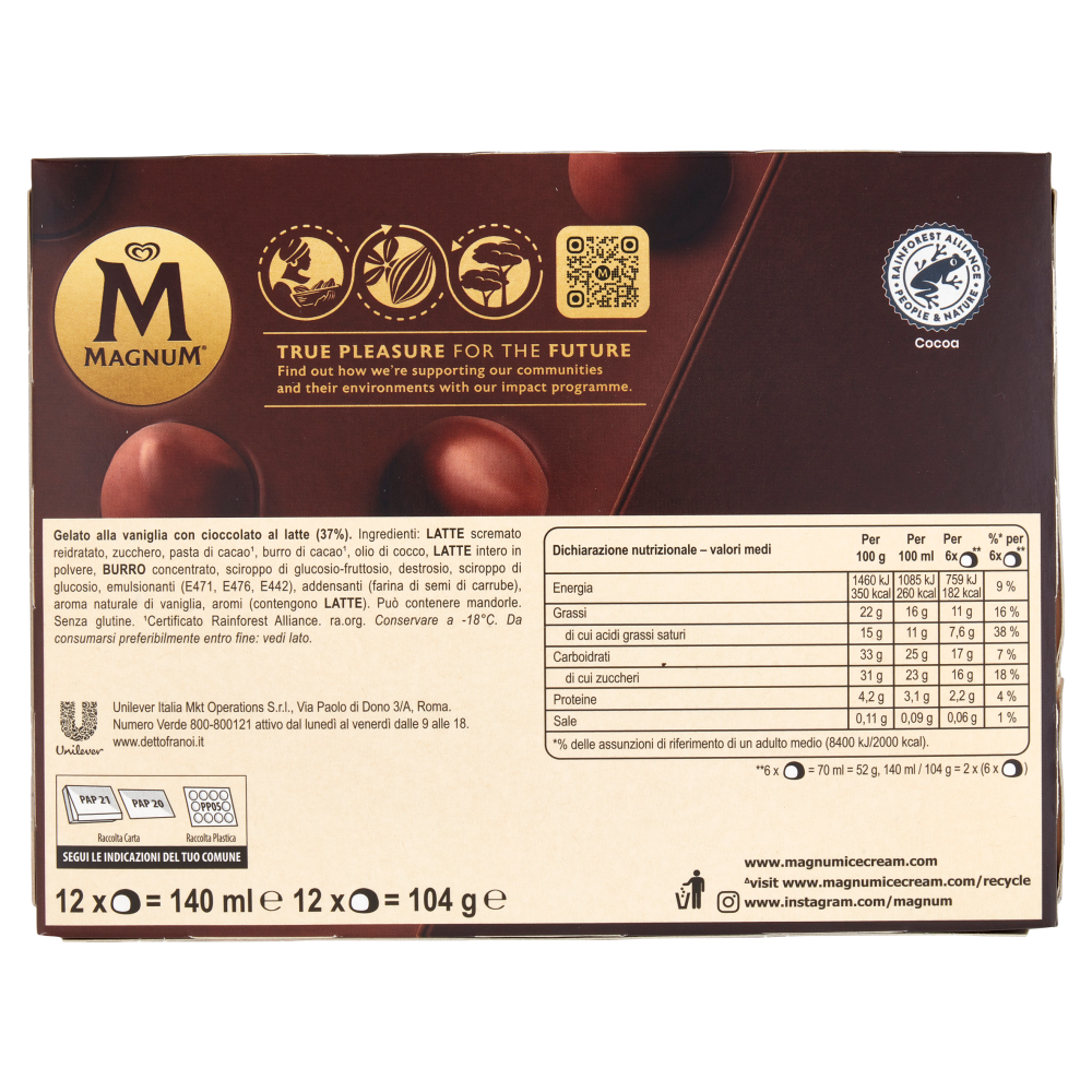 Magnum Bomboniera 12 Gelati 104 G Carrefour